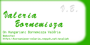 valeria bornemisza business card